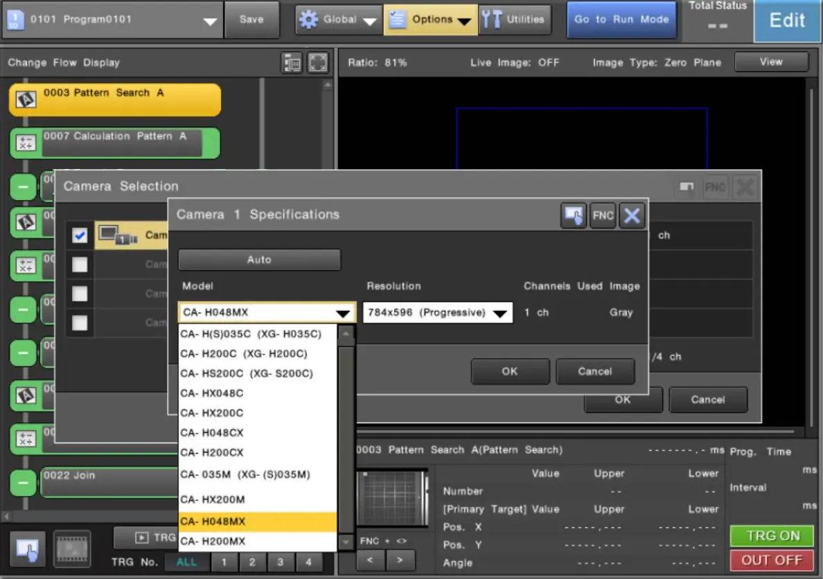 Camera 1 Specifications