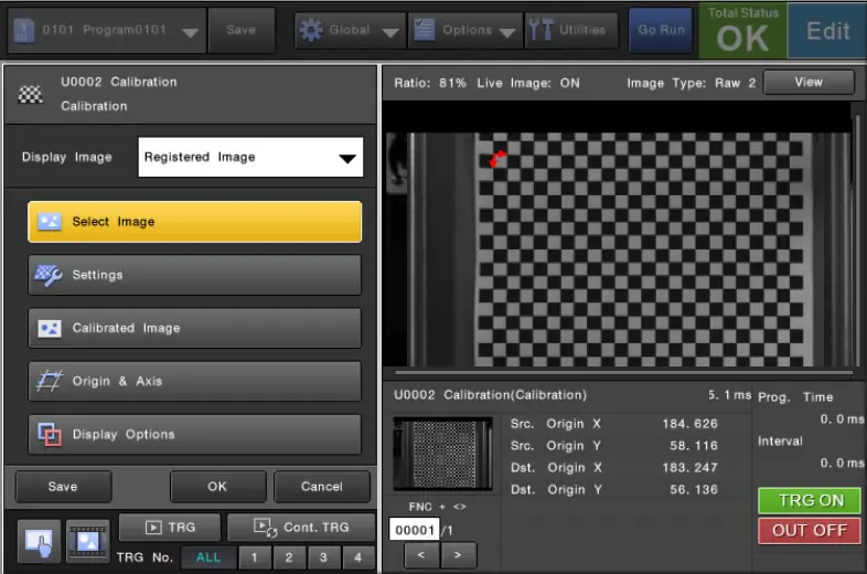 Calibration Select Image