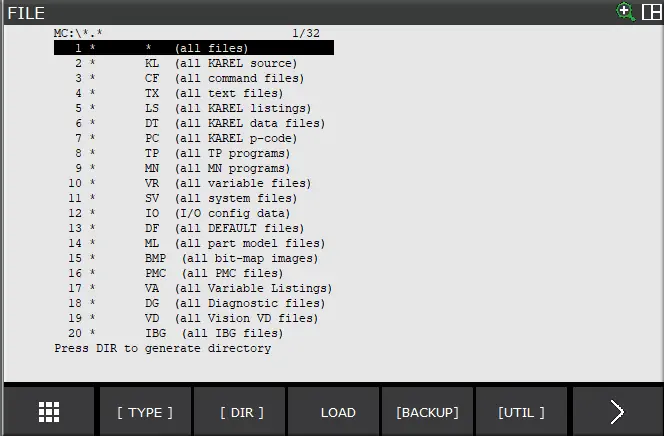 File MC: 1/32