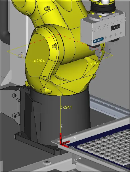 Frame dépose plateau Z -224