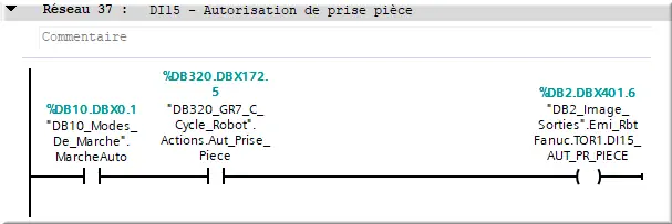 DI15 Auto prise pièce